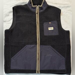 Howler Bros Brothers -  Black Chisos Fleece Vest  Excellent Condition- Large
